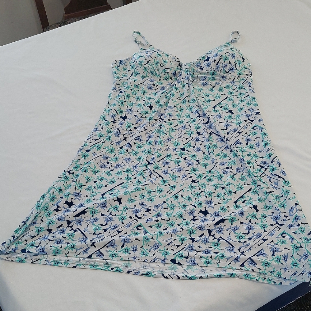 Alfani Blue and Green Floral Intimates.Size M